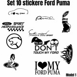 Set 10 Stickere Auto Puma Personalizate , 5 Dimensiuni si 6 Culori