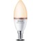 Bec LED inteligent Philips Candle C37, Wi-Fi, Bluetooth, E14, 4.9W