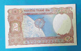 Bancnota India 2 Rupees - serie 4JP 421851 - aUNC Superba