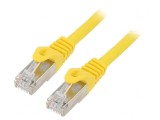 Patch Cord S/FTP Cat6a Cu LSZH Galben 1.5m, Gembird
