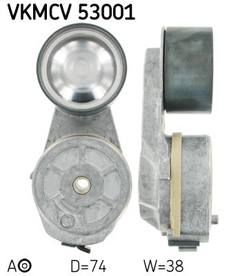 SKF VKMCV 53001 rola intinzator,curea transmisie