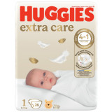 Scutece Huggies Extra Care Convi, Nr 1, 2-5 kg, 26 buc