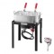 Friteuza multifunctionala cu arzator pe gaz, 2 x Cosuri, Capacitate 13.27 l, dimensiune 420x530x740 mm, Termometru