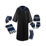 Set roba si accesorii Harry Potter, Ravenclaw House, 6 piese, albastru, 3-5 ani, 100-110 cm