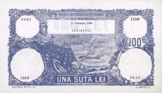 REPRODUCERE bancnota 100 lei 1 februariei 1926 Romania