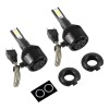 Set 2 Becuri LED H7 60W 7400lm 6000K, 12V-24V, Black Edition, Auto, Lumina Alba, Rezistente