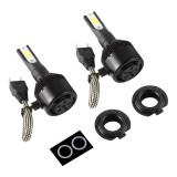 Set 2 leduri h7 black edition 12v-24v, 60w 7400lm, 6000k foarte rezistente la