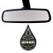 Odorizant Auto Areon, Black Crystal, Formă Picătură, Negru