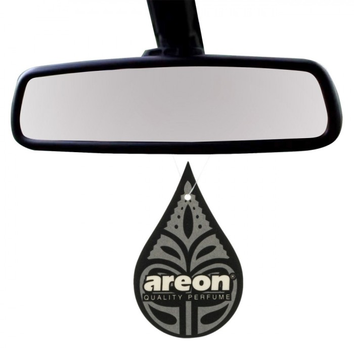 Odorizant Auto Areon, Black Crystal, Formă Picătură, Negru