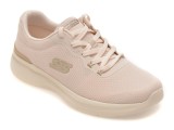 Pantofi sport SKECHERS nude, DYNAMIGHT 3.0, din material textil