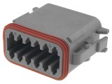 Conector DT 12-PIN Gri IP68 Mamă-Cablu