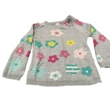 Bluza fetita cu floricele, marime 24 &ndash; 36 luni , 92 &ndash; 98 cm