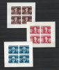 ROMANIA 1945-CONFEDERATIA GENERALA A MUNCII,BLOCURI NEDANTELATE, MNH - LP 173b, Nestampilat