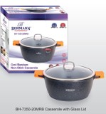 Cumpara ieftin Cratita Bohmann 2.2 litri, 20X20,9.00 CM , exterior si interior granit, cu capac
