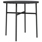 Cumpara ieftin Masuta de ceai, negru, 45 cm, poliratan