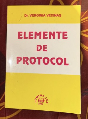 V. Vedinas Elemente de protocol 2000 foto