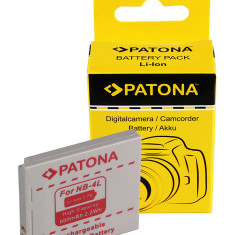 Acumulator /Baterie PATONA pentru CANON NB-4L NB4L, Ixus 30,40,50,55,60,65,70,75,8- 1004