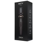 Aparat de masaj INTY TOYS TORCH, pentru corp și zonele intime, 25 funcții de vibrații ultra-puternice, 5 viteze, silențios, negru