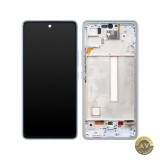 Display cu Touchscreen Samsung Galaxy A53 5G A536 cu Rama Albastru Service Pack GH82-28024C