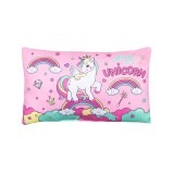 Perna decorativa pentru copii, Unicorn si curcubeu, 50x30 cm, ATU-084597, Oem