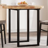 VidaXL Blat de masă rotund, &Oslash;80x4 cm, lemn masiv de acacia