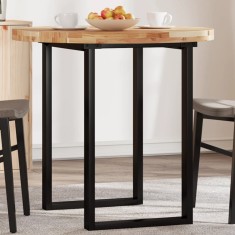 vidaXL Blat de masă rotund, &Oslash;80x4 cm, lemn masiv de acacia 4008704