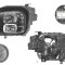 Far CITROEN C3 AIRCROSS, 10.2017-, VALEO, fata, partea stanga, cu sistem iluminat in curba; cu inscriptie &amp;#39;Citroen&amp;#39;; cu lampa ceata fata; H7+