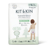 Scutece Hipoalergenice Eco Pull Up Maxi, Marimea 4, 9-15 kg, 22 bucati, Kit&amp;Kin