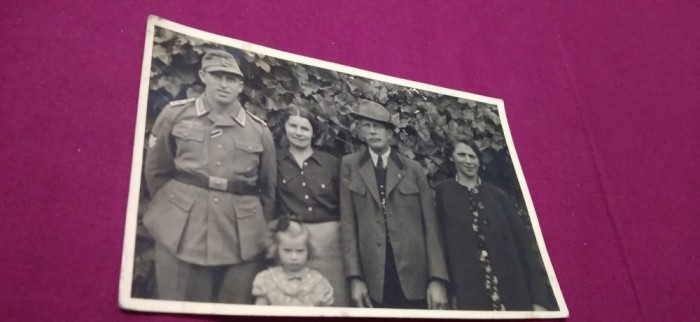 FOTO TIP CARTE POSTALA MILITAR NEAMT AL 2 RAZBOI MONDIAL