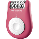 Epilator Easy Touch EP1110F1, 2 trepte de viteza, 24 pensete, 4.8 W, sistem de masaj cu bile, roz, Rowenta