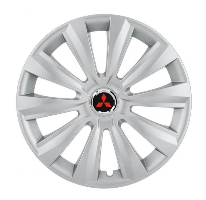 Set 4 Capace Roti, potrivite jantelor de R16, pentru Mitsubishi, model delta cromat