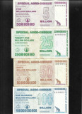 Zimbabwe Set 5 + 25 + 50 + 100 miliarde dollars 2008 special agro-cheque