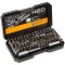 NEO TOOLS Kit capete şurubelniţă 25mm 99 piese cu geantă fixare 1/4