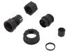 Conector circular 2 pini aurit 20A