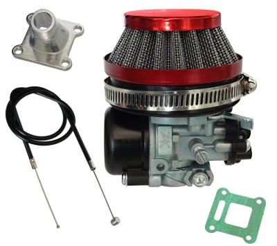 Set complet carburator, filtru, flansa si cablu, Pocket bike, 50cc Cod Produs: MX_NEW GAZJHU017 foto