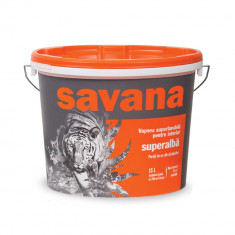 Pachet vopsea superlavabila pentru interior Savana 8.5L + Amorsa antimucegai 1 L foto