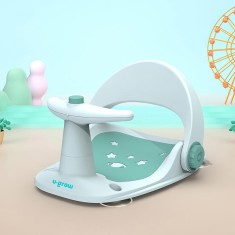Scaun baie bebe, spatar reglabil , verde foto