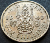 Moneda istorica 1 SHILLING - MAREA BRITANIE / ANGLIA, anul 1949 * cod 339 C, Europa