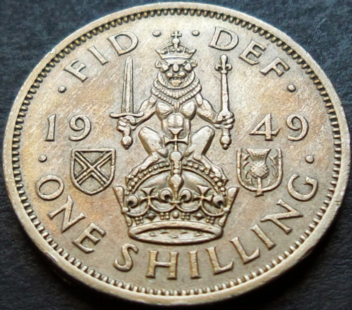 Moneda istorica 1 SHILLING - MAREA BRITANIE / ANGLIA, anul 1949 * cod 339 C
