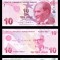 TURCIA █ SET █ 5 + 10 + 20 Lira █ 2009 █ P-222f-223f-224f █ Seria F-F-G █ UNC