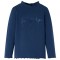 Tricou pentru copii cu m&acirc;neci lungi, bleumarin, 140