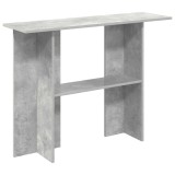 vidaXL Masă de consolă Gri Beton 100 x 30 x 75 cm Lemn prelucrat 8001178