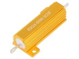 Rezistor bobinat cu radiator 3,3&Omega; 50W &plusmn;1% 50ppm/&deg;C pentru lipit