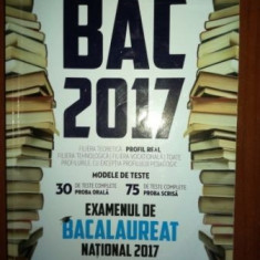 Bac 2017 modele de teste limba si literatura romana