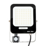 Proiector LED senzor 50W 4000K 110lm/2W IP65, Solentis