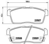 BREMBO P 79 012 PRIME LINE set placute frana,frana disc