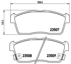 BREMBO P 79 012 PRIME LINE set placute frana,frana disc