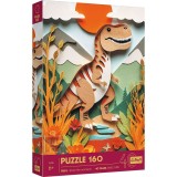 PUZZLE TREFL 160 PAPER ART 3D DINOZAUR SuperHeroes ToysZone