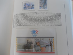 serie timbre Jocurile Olimpice JO nestampilate belgia foto