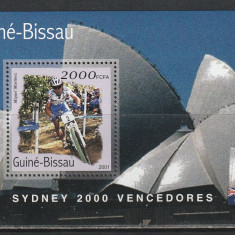 Guinea Bissau 2001 - Medaliati la Jocurile Olimpice de Vara Sidney S/S 1v MNH
